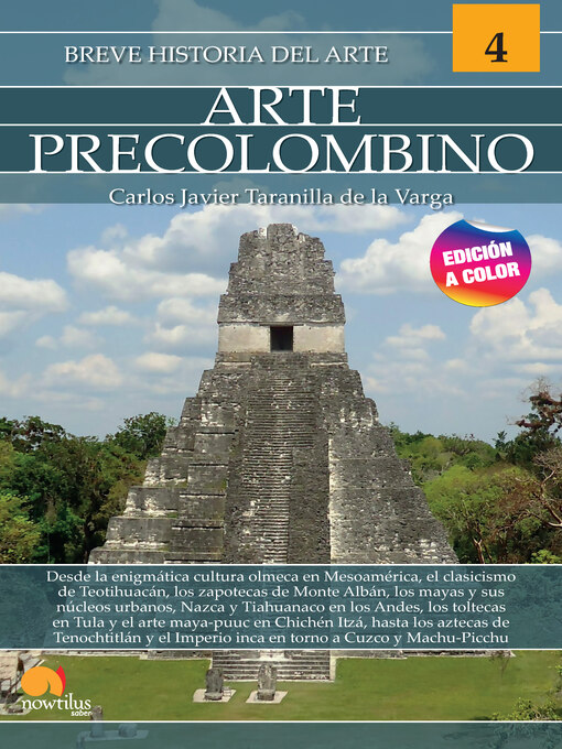 Title details for Breve historia del arte precolombino, Arte 4 by Carlos Javier Taranilla de la Varga - Available